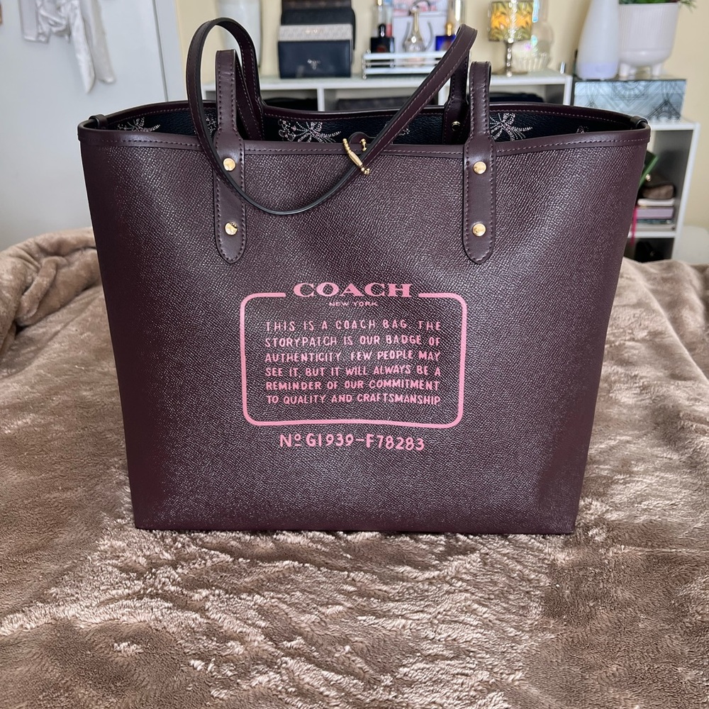 Reversible Coach City Tote ❌SOLD❌